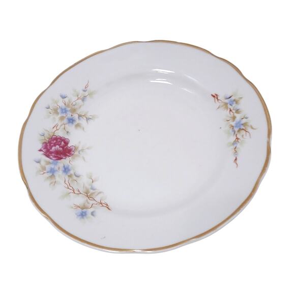 1950s K Japanese Saucer Desert Cake Plate China Handpainted Bridal Cottagecore - Picture 12 of 15
